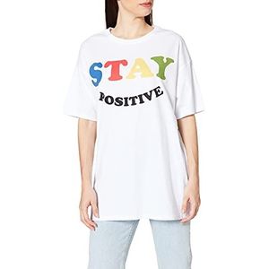 ONLY Dames Onlhappy S/S Long Oversize JRS T-shirt