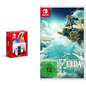 Nintendo Schakelconsole (OLED-model) wit & Nintendo NIN De legende van Zelda: Tranen o.t.K. 12
