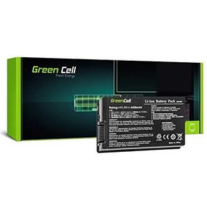Green Cell Standaard serie A32-F80 accu voor ASUS F50 F50GX F50Q F50SV F50Z F80 F80S N60 N80 X60 X61 X61G X61GX X61S X61SL X61Z laptop (6 cellen 4400mAh 1V zwart)