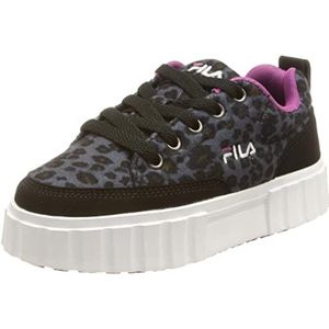 Fila Sandblast A Kids Sneakers voor meisjes, zwart luipaard, 31 EU