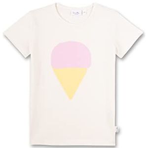 Sanetta T-shirt voor meisjes, Witte whisper., 128 cm
