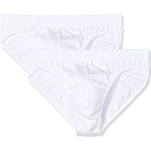 HUBER Herenslip, verpakking van 2 stuks, wit (wit 0500)., M
