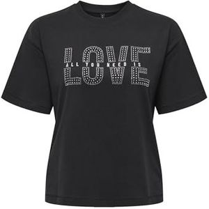 ONLY Shirt 'ONLRILA'  zwart / zilver