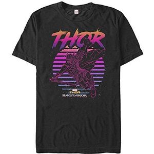 Marvel Thor Ragnarok - 80s Thor Unisex Crew neck T-Shirt Black 2XL