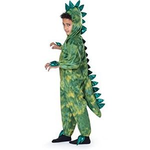 Dress Up America T-Rex-kostuum voor kinderen - dinosauruskostuum voor jongens en meisjes - Groene Dino Jumpsuit