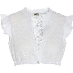 BERWIN & WOLFF TRACHT FOLKLORE LANDHAUS Dirndlblouse met opstaande kraag 345849, wit, 38