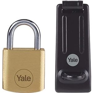 Yale Y110B/40/123/1/HSP hangslot, zwart, 40mm