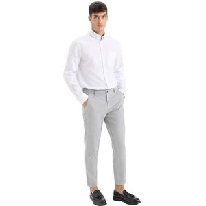 DeFacto Basic poloshirt voor heren, klassiek T-shirt voor mannen, off-white, 3XL