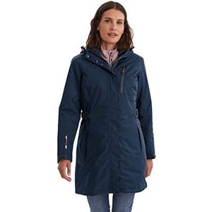 killtec Women's Functionele parka/parka met afritsbare capuchon Alisi, dark navy, 40, 32730-000