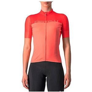 CASTELLI 4522065-583 Velocissima Jersey Dames T-Shirt Coral Flash/Brilliant Pink S