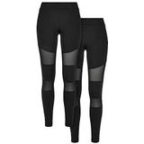Urban Classics leggings voor dames, zwart en zwart, 3XL