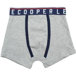 Lee Cooper, Boxer, kinderen, jongens, meisjes (6 tot 16 jaar), slip, shorts, ondergoed, kinderondergoed, zacht, warm, ademend, model GLC038 Kids S1-10A, grijs, Grijs, 10 ans