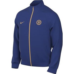 Nike 2023-2024 Chelsea Academy Pro Full Zip Knit Jacket (blauw)
