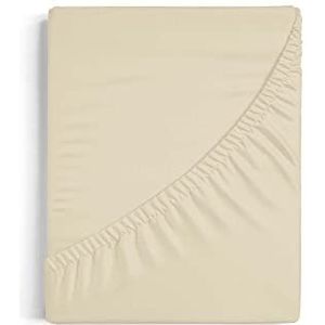 Burrito Blanco Hoeslaken A7 | Hoeslaken voor bedden 80 x 190/200 cm | katoen en polyester | eenpersoonsbed | beige