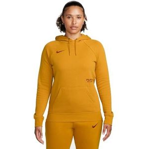 Nike Dames Top PSG Wnsw Essntlhoodie Poflc Se, Gold Suede/Team Red, DX8739-727, L