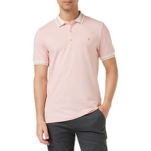 Farah Stanton Poloshirt voor heren, Roze, XL
