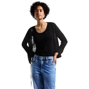 Street One - Damesjack - Lichtgewicht - Open Snit - Zomerse Ajour-Look