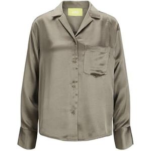 Jack & Jones - Jjxx Jxeva Ls Comfort Satijn Shirt - Brindle - Blouse
