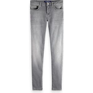 Scotch & Soda - Core Bohemian - Damesjeans - Grijs - Mid Rise Skinny