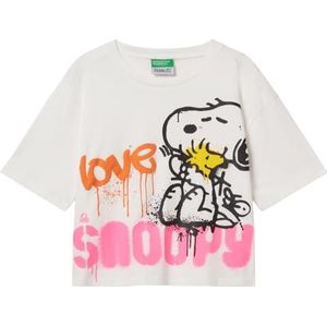 United Colors of Benetton T-shirt, Wit, 150