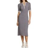 Pepe Jeans - INES - Jurk - Beige - Lange Mouwen, Ronde Hals