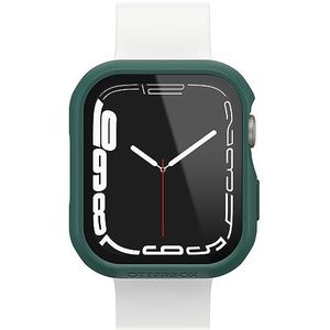 OtterBox Eclipse Watch-bumper met geïntegreerde glazen schermbeschermer voor Apple Watch Series 9/8/7 - 45mm, gehard glas, valbestendig, slanke beschermhoes voor Apple Watch, Licht Groen