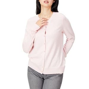 Amazon Essentials Women's Lichtgewicht vest met ronde hals (verkrijgbaar in grote maten), Lichtroze, XS