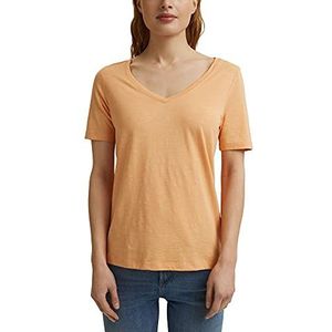ESPRIT Dames 031EE1K306 T-shirt, 840/PEACH, XS, 840/Peach, XS