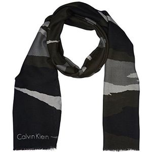 Calvin Klein Cooper Camo sjaal, meerkleurig (black/cargo 910), One Size (maat fabrikant: man