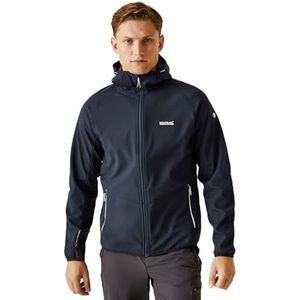 Regatta - Arec II - Softshelljas - Zwart - Waterafstotend, Winddicht, Gevoerd, 96% Polyester, 4% Elastaan