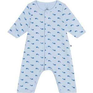 Petit Bateau Unisex baby bodyjama, Toudou/Alaska, 6 Maanden