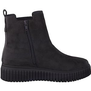 Jana Chelsea Boots voor dames, winter, plat, breedte H, extra breed, grafietgrijs, 38 EU