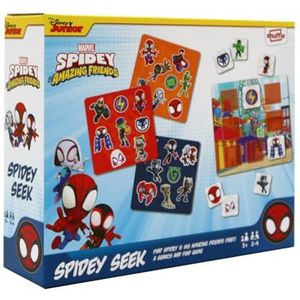 Spidey en zijn geweldige vrienden zoeken, vinden Spidey, vrienden en schurken in dit leuke Hide & Seek spel voor Marvel-fans, geweldig cadeau, 2-4 spelers, leeftijd 3+ jaar