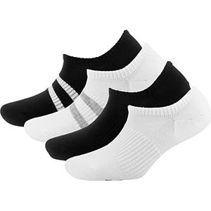 s.Oliver Socks Dames Online Women Silky Touch Rib Mini Sneaker 4p, Zwart, 35-38, zwart, Eén maat