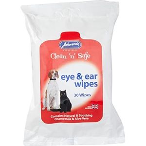 Johnsons Clean & Safe Eye & Ear Doekjes 30 pack, 50 g