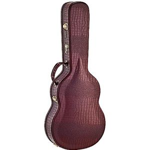 ORTEGA koffer Classic Pro - Brown Croco, Brons hardware, Arch Top, 120mm diep (OCCPRO)