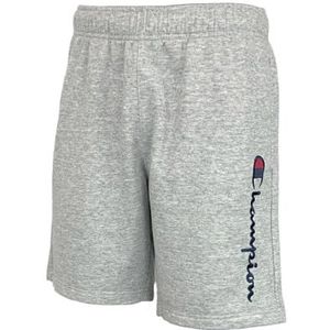 Champion Legacy Icons Pants - Contrast Logo Powerblend Terry Bermuda Shorts, grijs melange, S Heren SS24, Grijs Melange, S