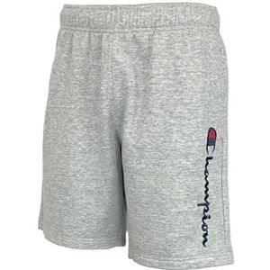 Champion Legacy Icons Pants - Contrast Logo Powerblend Terry Bermuda Shorts, grijs melange, L Heren SS24, Grijs Melange, L