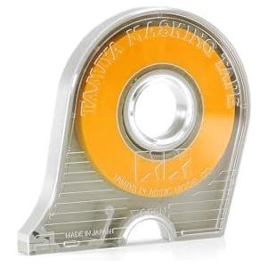 TAMIYA 87030 Masking Tape 6mm/18m met dispenser Tamiya, modelbouw accessoires, knutselgereedschap,tape, masking tape, hoge kwaliteit modelbouw accessoires