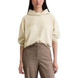 Marc O'Polo - Trui - Ecru - Met Capuchon - Losse Pasvorm