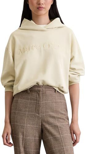 Marc O'Polo - Trui - Ecru - Met Capuchon - Losse Pasvorm