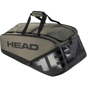 HEAD Unisex Adult Pro X Racquet Bag XL Tennistas, tijm/zwart