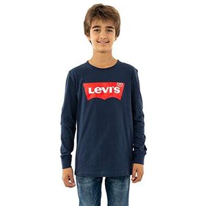 Levi's Kids Lvb L/S Batwing Tee shirt met lange mouwen voor jongens - blauw - 12 ans