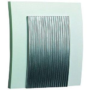 Grothe 1502051 elektromechanisch tweegeluid, gong 565 W/SIM, wit/zilver metallic
