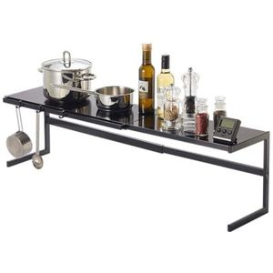 Extendable kitchen rack - Tower - black