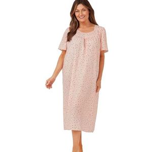 Marlon - Claire - Nachthemd - Perzik Spot - Korte Mouwen