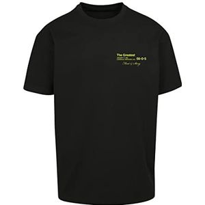 Mister Tee Heren The Greatest Oversize Tee T-shirt, zwart, S