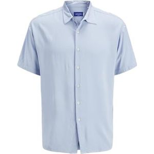 Jorjoshua Viscose Shirt Ss, Cashmere Blue, L