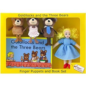 The Puppet Company - Traditional Story Sets - Goldilocks & the Three Bears Finger Puppet Set
