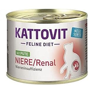 Kattovit Feline Diet nier/renal kalkoen 12x185g